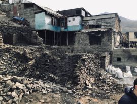 Минкавказа восстановит сгоревшее село в Дагестане до конца года